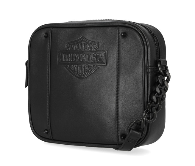 Harley-Davidson® Women's Bar & Shield Cone Stud Multi-Use Purse - Black
