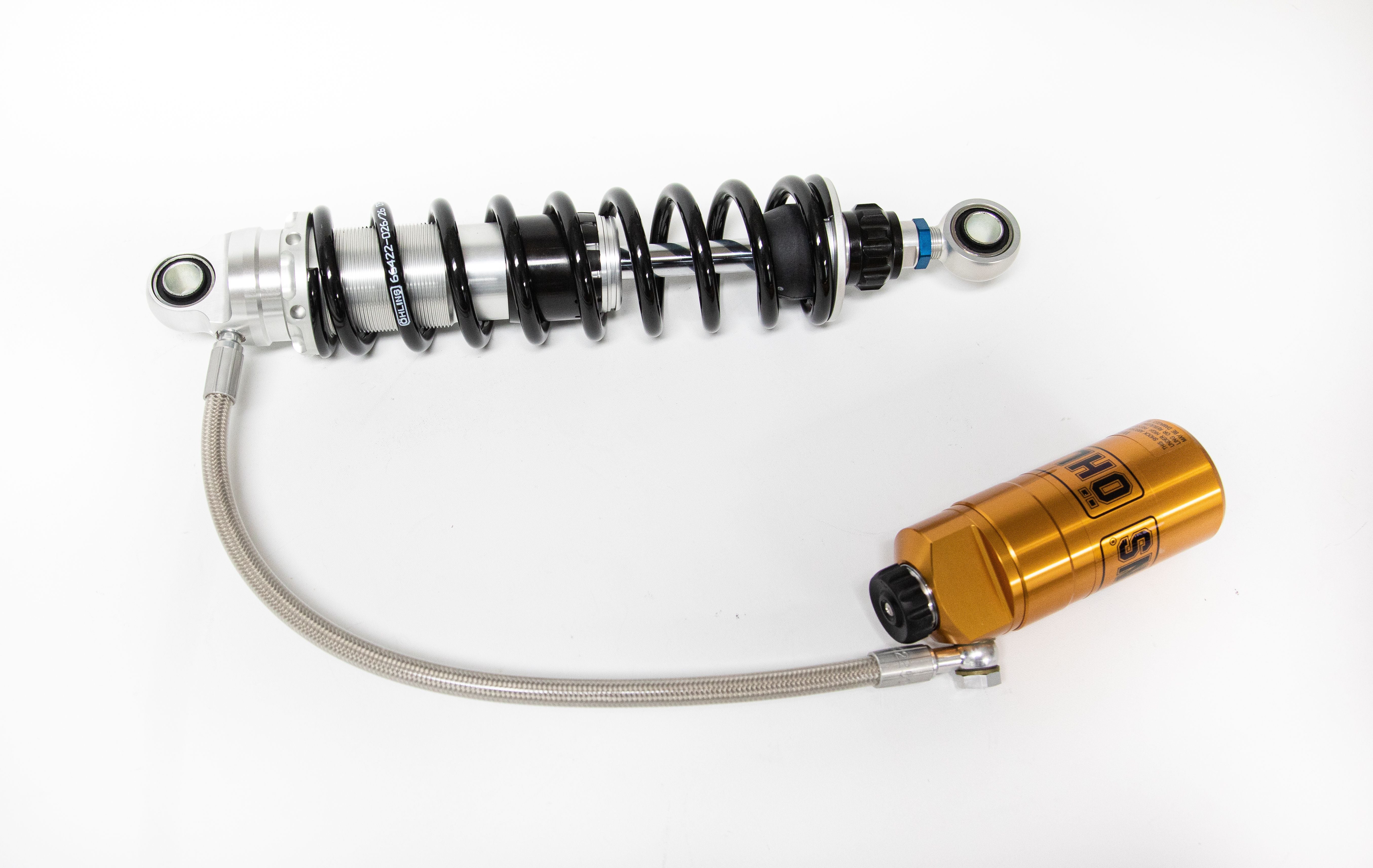 Ohlins HD 044 Harley Twin Bagger Shocks Remote Reservoir