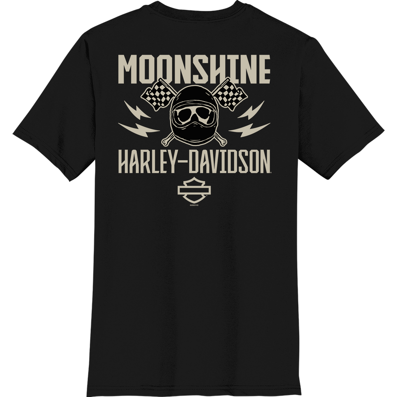 White Hemet Black T-Shirt