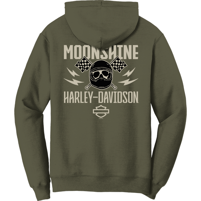 Pre-Order! White Helmet Green Hoodie