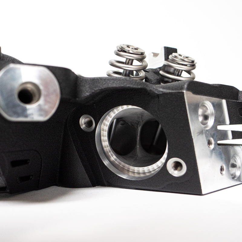 MHP Street Fighter +1.5MM OS Valved Ported M8 Heads 93CC Oil Cooled Black Highlighted - NEW - MHP-F15H93P-NEW