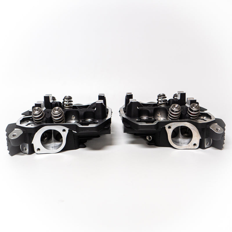 MHP Street Fighter +1.5MM OS Valved Ported M8 Heads 90CC Oil Cooled Black Highlighted - NEW - MHP-F15H90P-NEW