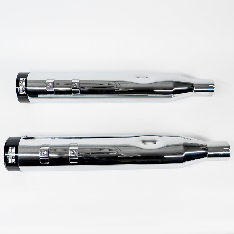 MHP Pro-Stock 4.5" Muffler - Chrome - MH202715