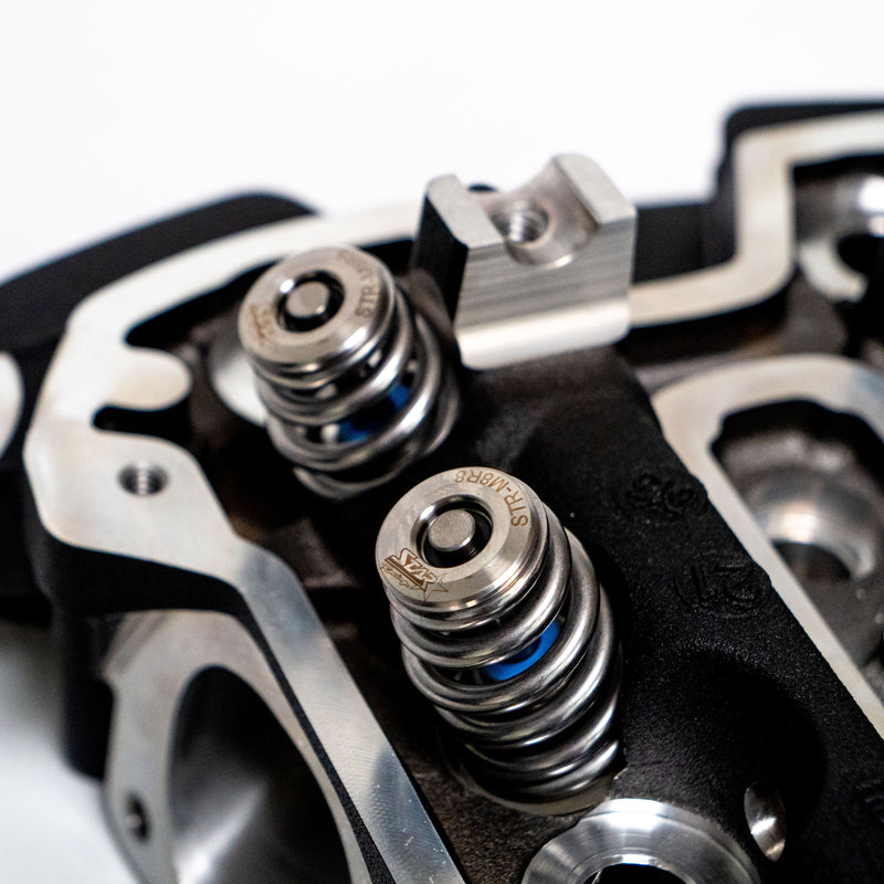 MHP M8 Monster Heads +2.5MM OS Ti/Inc Valved 95CC Oil Cooled Black Highlighted - New - MHP-F25H95T-NEW