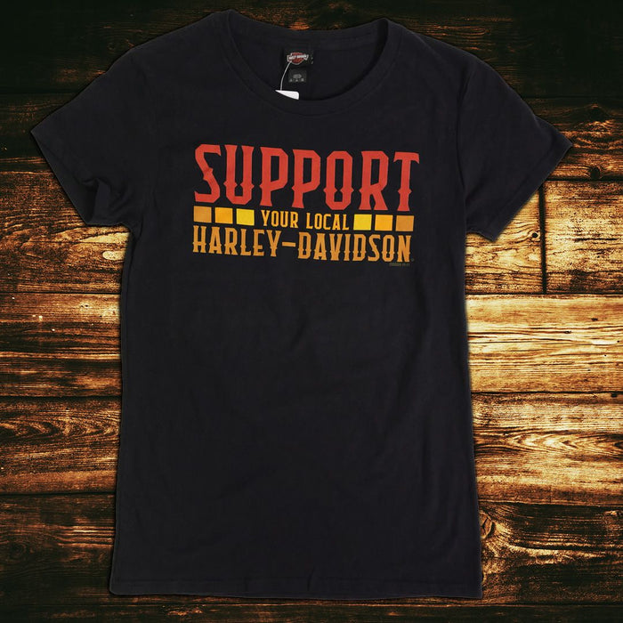 Support Women's Black T-Shirt