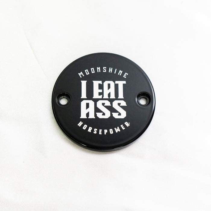 M8 Points Cover, I EAT ASS, Gloss Black - MHP-2136