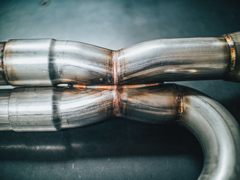 MHP Pro-Stock M8 Exhaust Header 1 7/8" Diameter Stainless Steel, MHP-9001