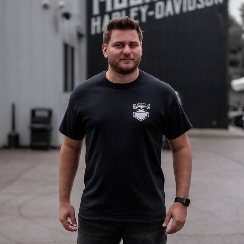 Guitar Men's Black T-Shirt