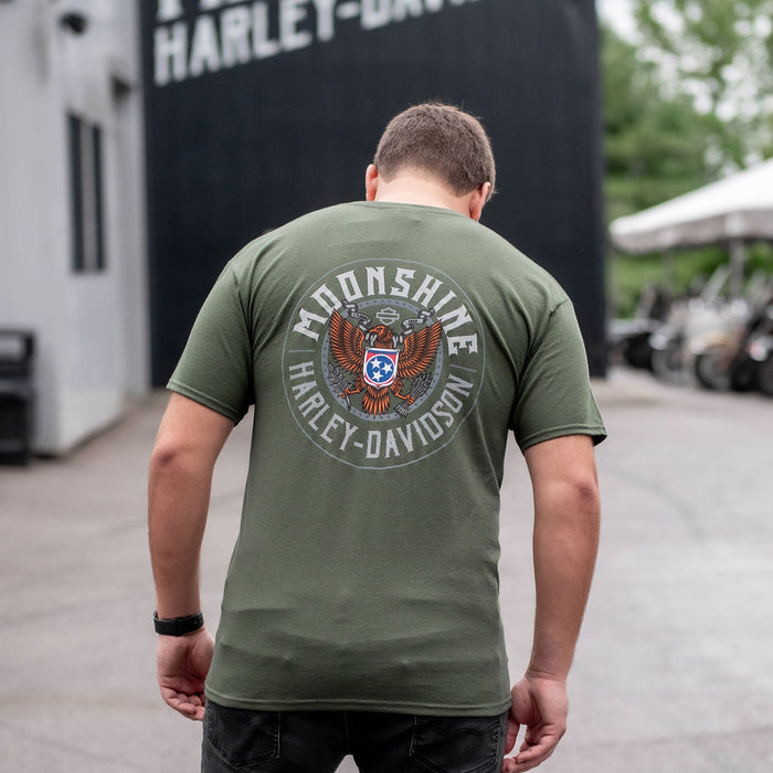 Seal Men's Military Green Short Sleeve Shirt