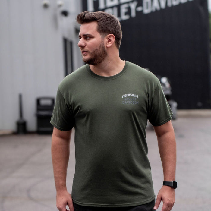 Seal Men's Military Green Short Sleeve Shirt