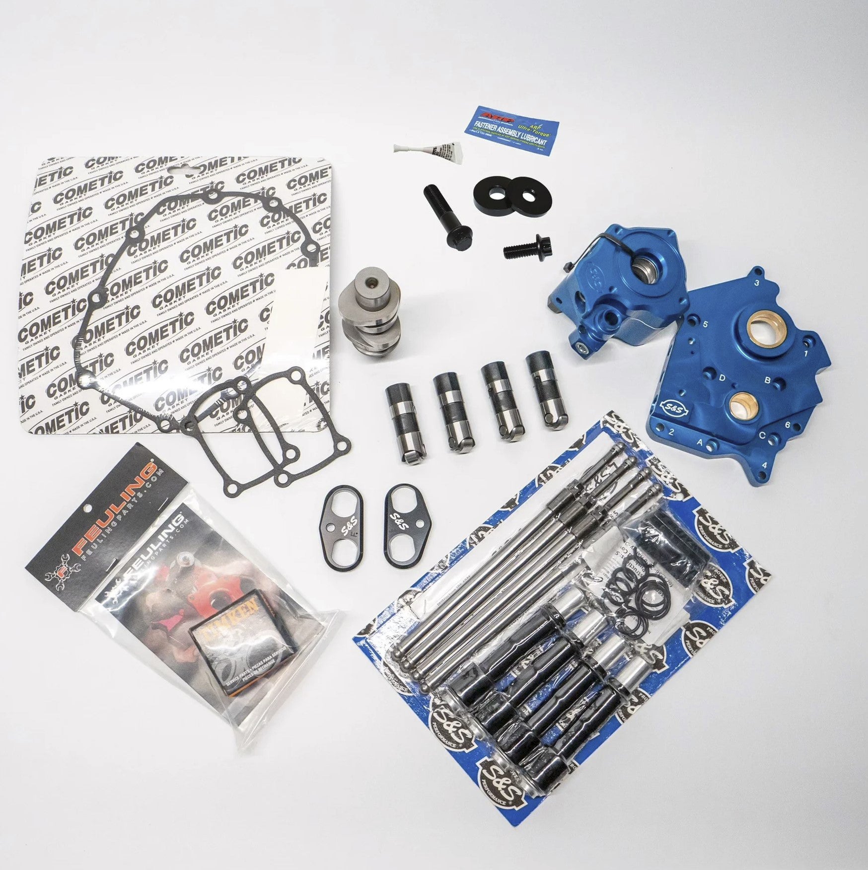 Moonshine HP MHP-485 M8 Cam Kit - Oil Cooled S&S Oil Pump & Plate