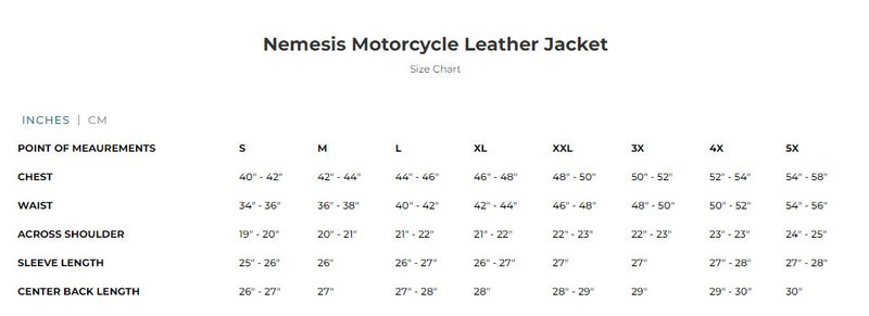 Nemesis Men's Motorcycle Leather Jacket - FIM295CDMZ