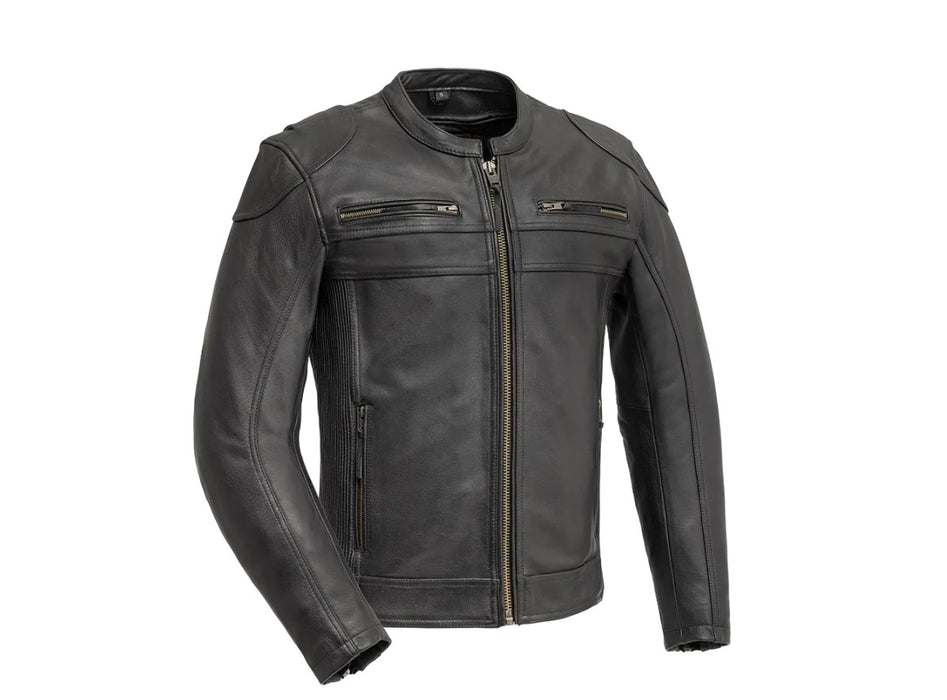 Nemesis Men's Motorcycle Leather Jacket - FIM295CDMZ