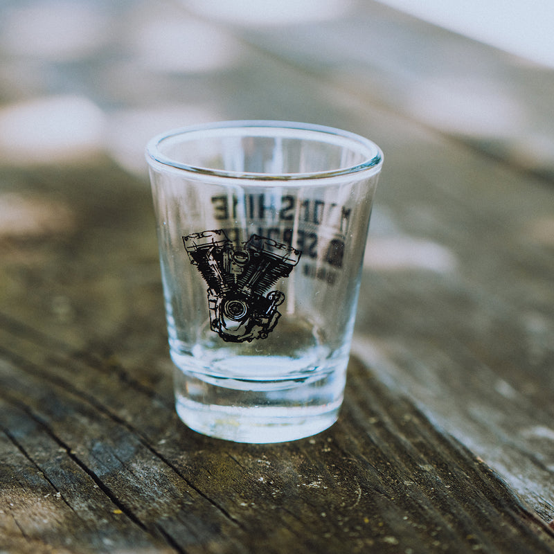 Moonshine Horsepower Shot Glass
