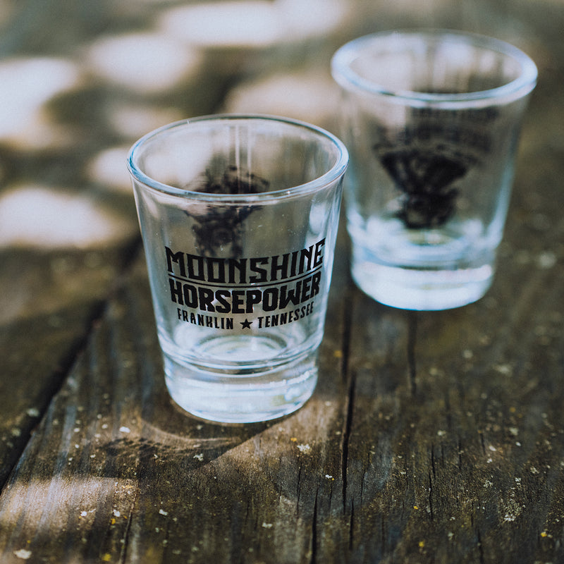 Moonshine Horsepower Shot Glass