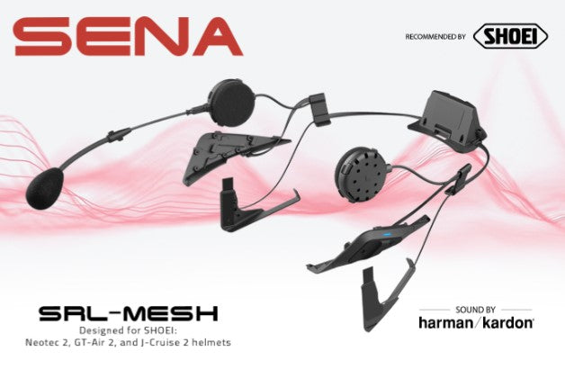 shoei gt air 2 srl mesh Sena Motorcycle Bluetooth Communication System Compatible for GT-Air 2 Helmet : Electronics GT-Air II SHOEI Helmets