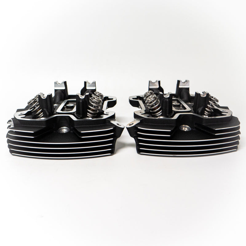 MHP Street Fighter +1.5MM OS Valved Ported M8 Heads 93CC Oil Cooled Black Highlighted - NEW - MHP-F15H93P-NEW