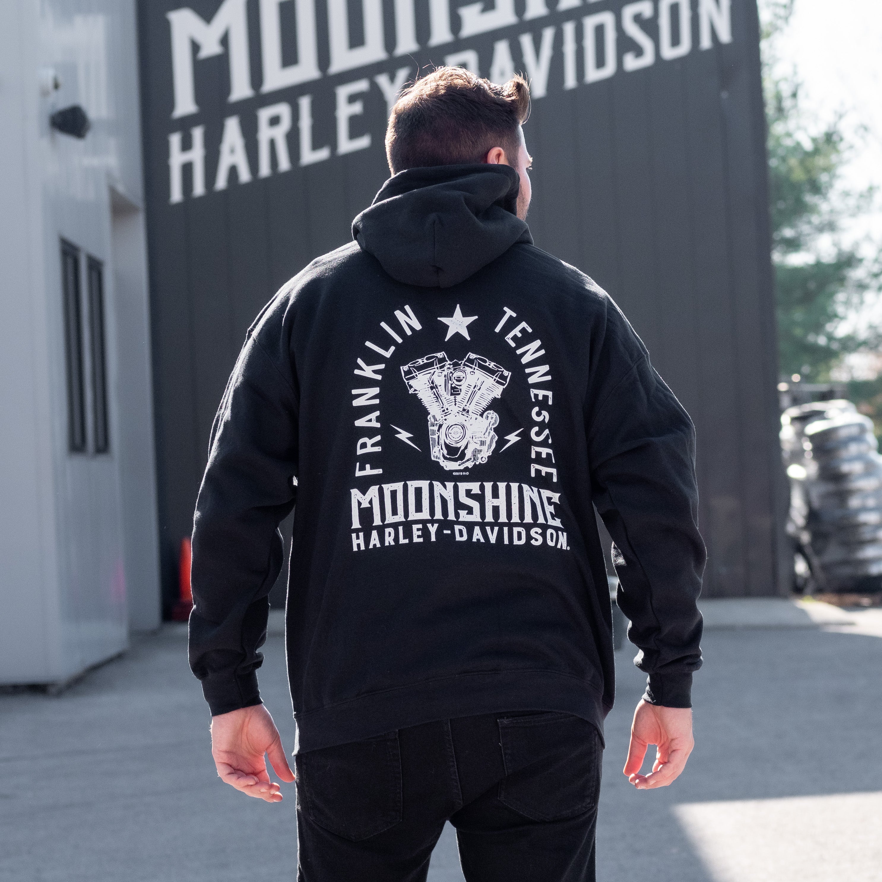 Arch Motor Men's Hoodie — Moonshine Harley-Davidson