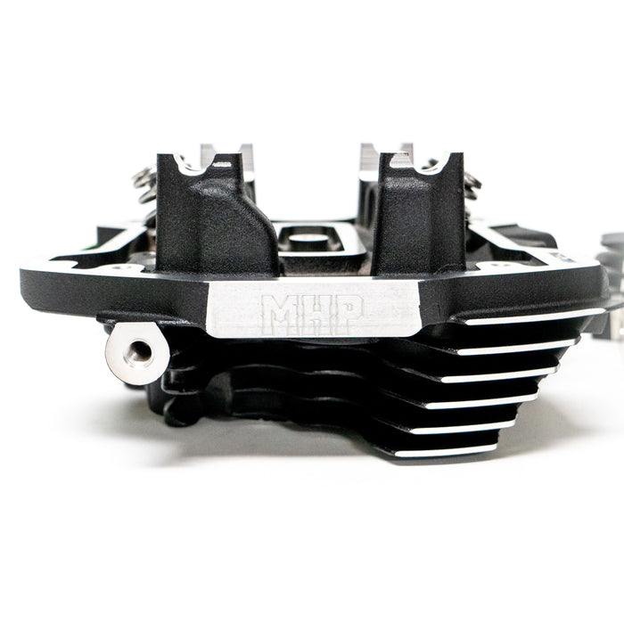 MHP M8 Monster Heads +2.5MM OS Ti/Inc Valved 95CC Oil Cooled Black Highlighted - New - MHP-F25H95T-NEW