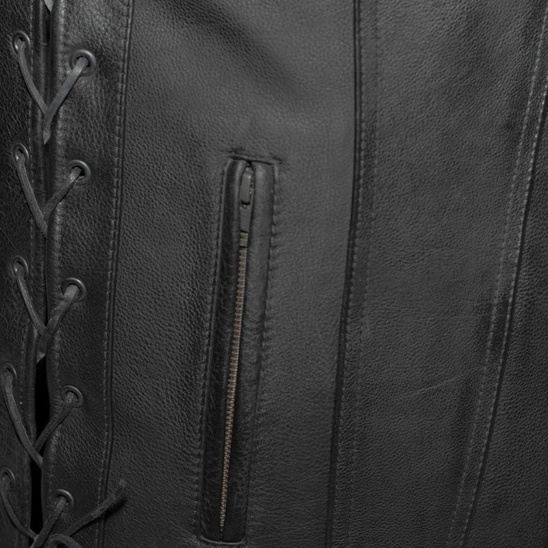 Gambler - Men's Motorcycle Leather Vest