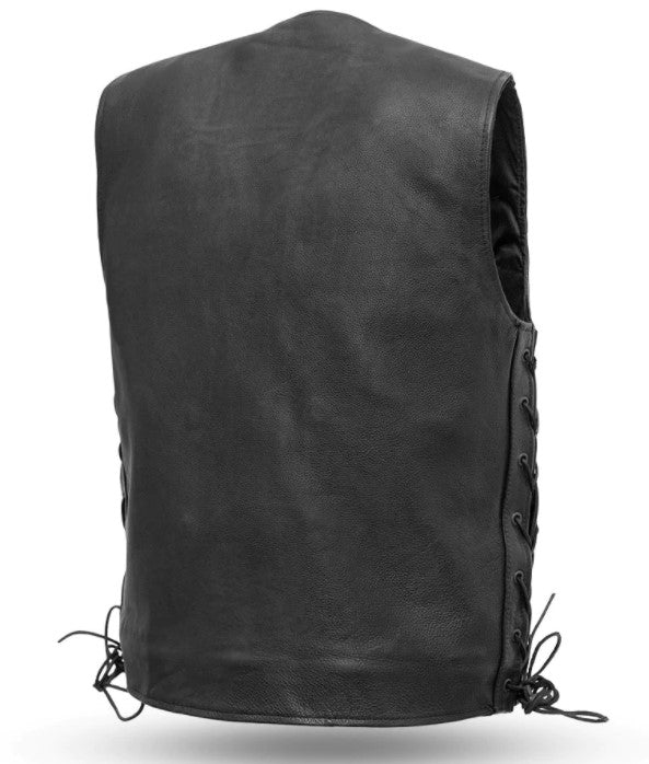 Gambler - Men's Motorcycle Leather Vest