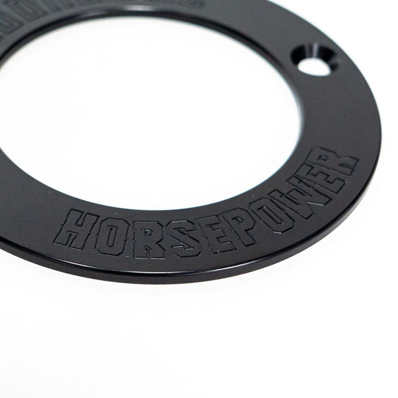 MHP Black Anodized Intake Ring for S&S Cycle Carbon Fiber Cover