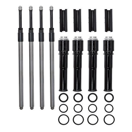 S&S Quickee Pushrods with Gloss Black Covers for 2017-up M8 Models - 0928-0096