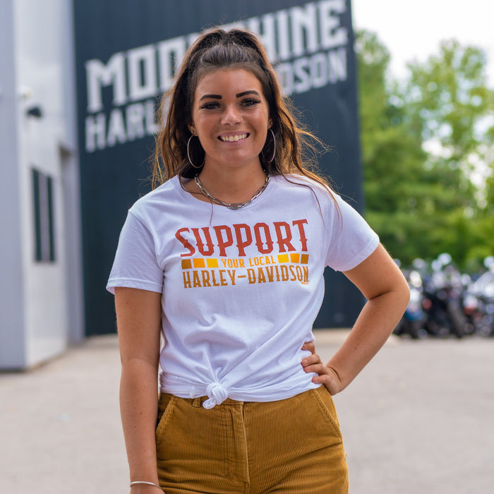 Support Women's White T-Shirt